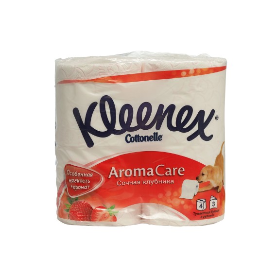 Զուգարանի թուղթ KLEENEX STRAWBERRY 4 PC (541594) 