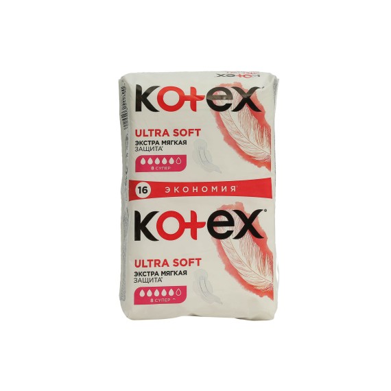 Проклада KOTEX ULTRA SOFT SUPER DUO PADS 1X16 (542690) 