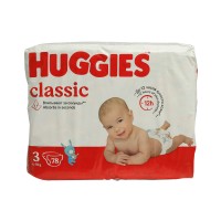 Տակդիր HUGGIES CLASSIC MEGA N3 (4-9KG) 78 PC (543116) 