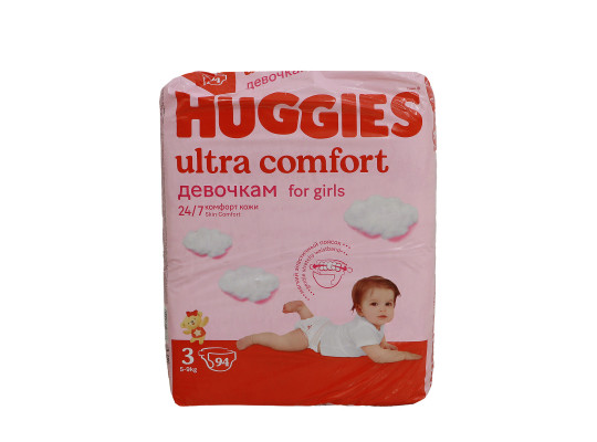 Տակդիր HUGGIES ULTRA GIGA N3 GIRL 94 PC (543666) 