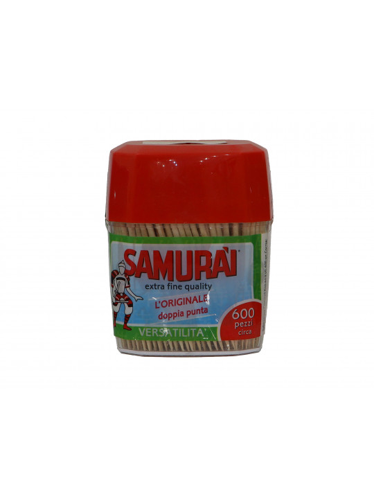 Բերանի խոռոչի խնամքի պարագա SAMURAI TOOTHPICKS EXTRA FINE QUALITY 600pc (544554) 