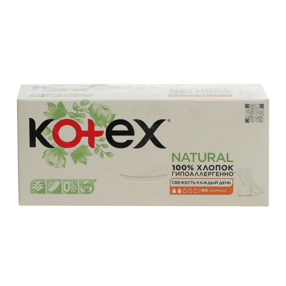 Միջադիր KOTEX LINERS NORMAL ORG 1X16 (548630) 
