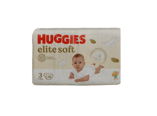 Подгузник HUGGIES ELITE SOFT MEGA 72 PC (549682) 