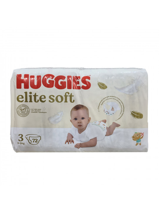 Տակդիր HUGGIES ELITE SOFT MEGA 72 PC (549682) 