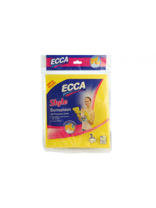 Cleaning cloth ECCA  38X35CM BIG 3/12PC (560714) 