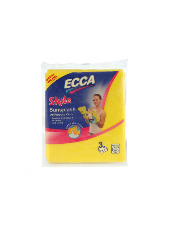 Cleaning cloth ECCA  35X31CM SMALL 3/20PC (560721) 