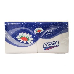 Napkin ECCA  25*25 Սպիտակ 200/16 Հատ (560783) 