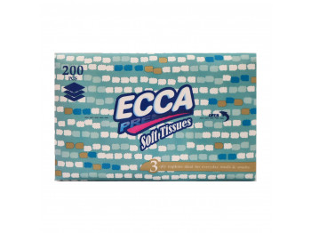 Napkin ECCA  3LR 21X17CM 200PC (561391) 