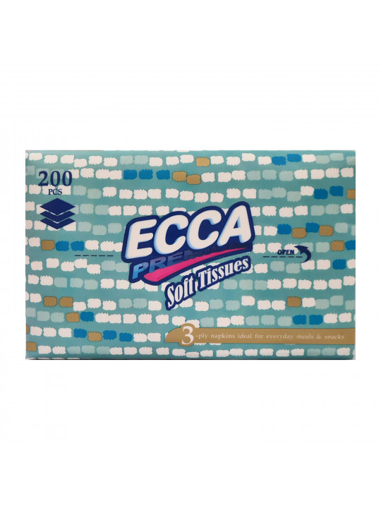 Napkin ECCA  3LR 21X17CM 200PC (561391) 