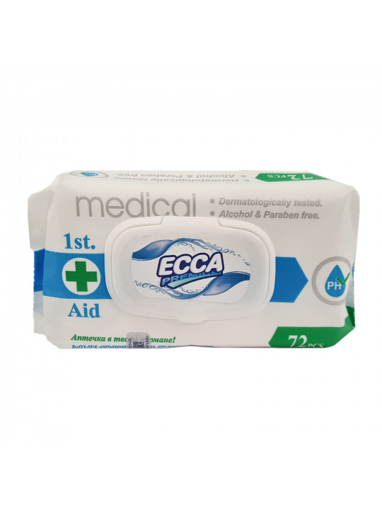 Wet wipe ECCA  Medical 72/12հատ (561698) 
