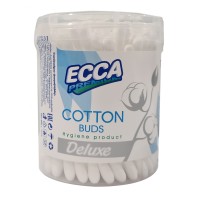 Cotton buds ECCA  Premium Deluxe Կլոր 100/48 Հատ (561797) 