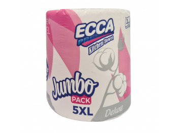 Paper towel ECCA  JUMBO 5XL 75մետր Premium Deluxe 1/8 հատ (562343) 