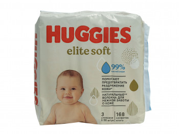 Wet wipe HUGGIES ELIT SOFT 56X3 PC (573038) 