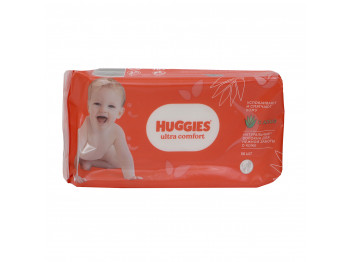 Թաց անձեռոցիկ HUGGIES ULTRA COMFORT ALOE 56PC (574295) 