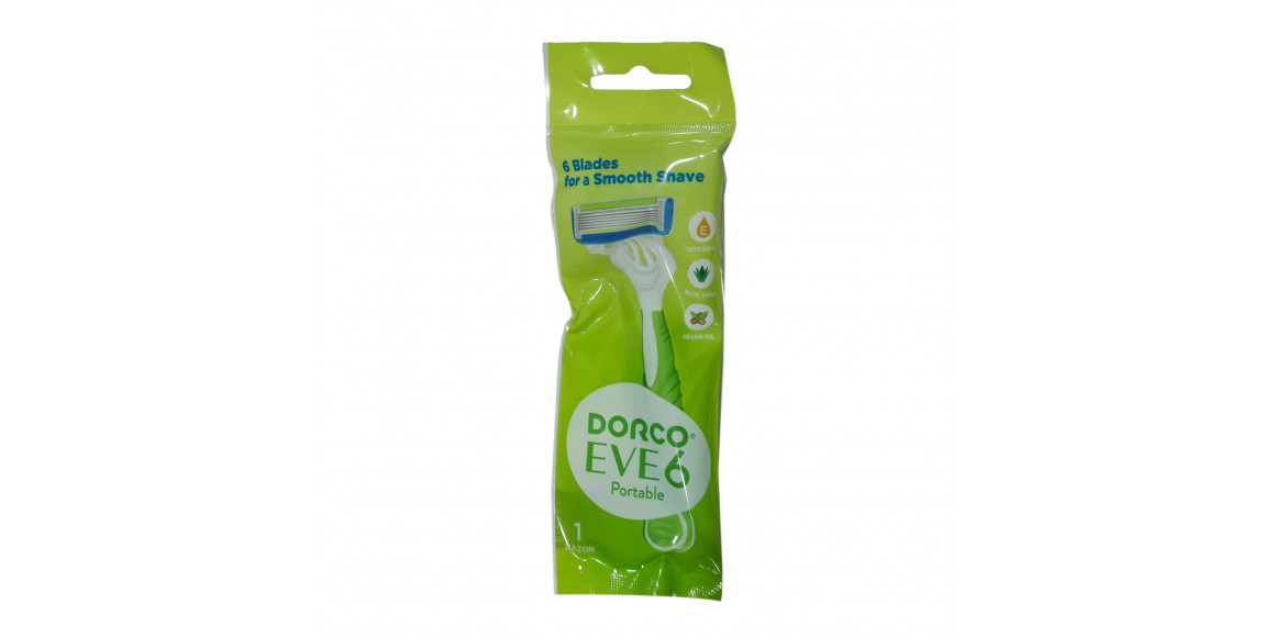 Аксесуар для бритья DORCO Ածելի 6 սայրով 1h Արգանի Յուղով (584461) 