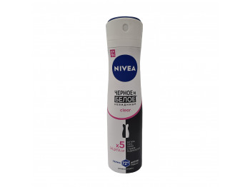 Дезодорант NIVEA 82237 SPRAY BLACK & WHITE CLEAR 150ML (585281) 