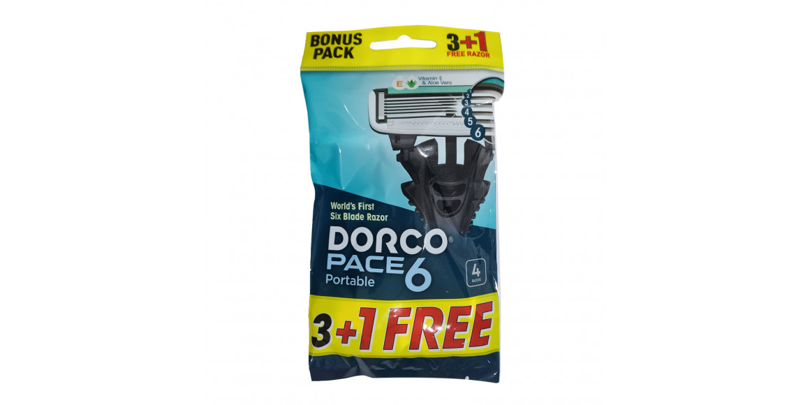 Shaving accessorie DORCO Ածելի 6 սայրով 1/4 (591247) 