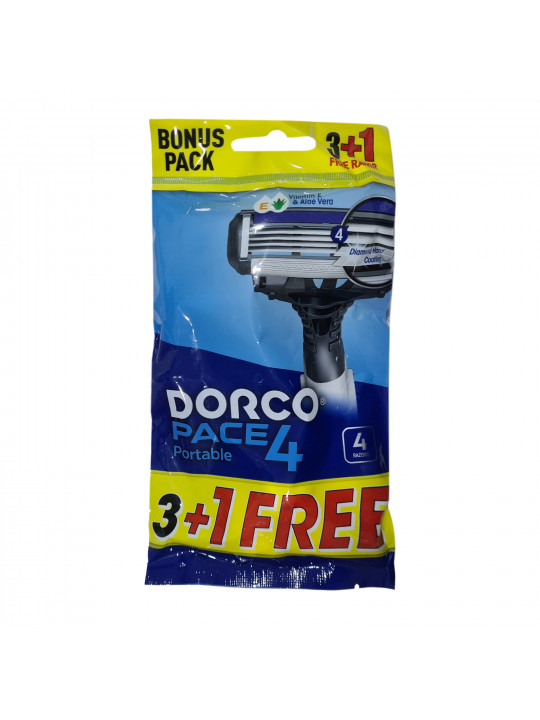 Սափրվելու պարագա DORCO Ածելի 4 սայրով 1/4 (591261) 