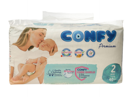 Diaper CONFY PREMIUM BABY MINI ECO 40X5 PC (596652) 