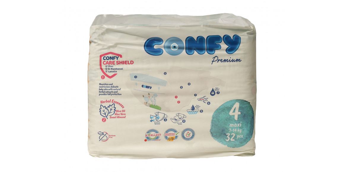 Diaper CONFY PREMIUM BABY MAXI ECO 32X5 PC (596676) 