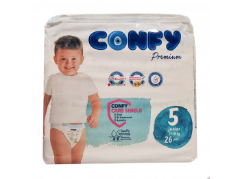 Подгузник CONFY PREMIUM BABY JUNIOR ECO 26X5 PC (596683) 
