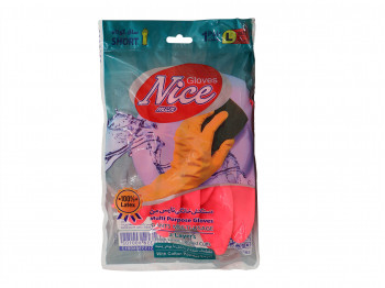 Rubber gloves SILK SOFT NICE L (600102) 