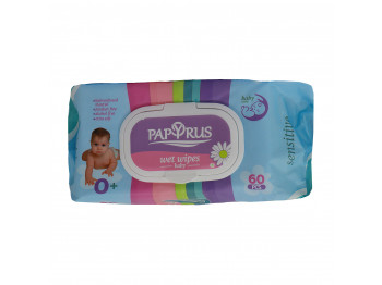 Wet wipe PAPYRUS ԹԱՑ ԱՆՁԵՌՈՑԻԿ ՄԱՆԿԱԿԱՆ 60Հ (600938) 