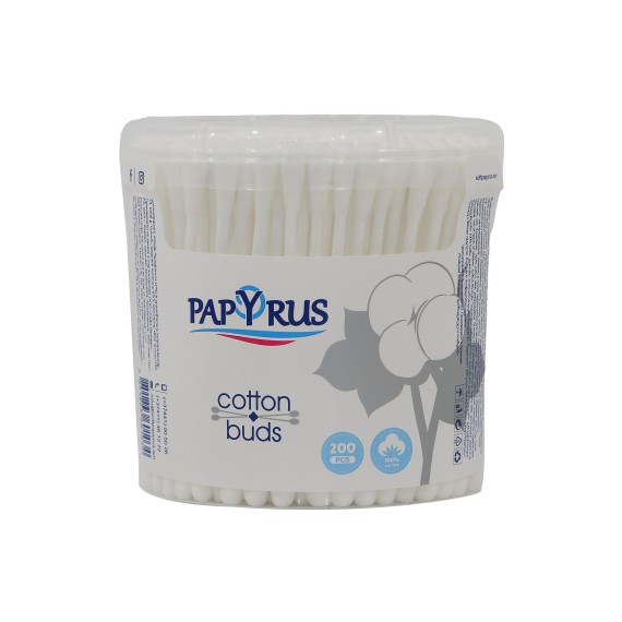 Բամբակյա փայտիկ PAPYRUS 200 PC (601034) 