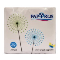 Napkin PAPYRUS Սեղանի Անձեռոցիկ 25*25 1շերտ Խատուտիկ (601638) 