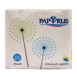 Napkin PAPYRUS Սեղանի Անձեռոցիկ 25*25 1շերտ Խատուտիկ (601638) 