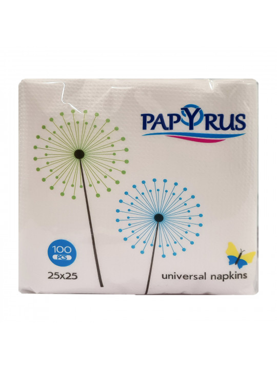 Paper towel PAPYRUS Սեղանի Անձեռոցիկ 25*25 1շերտ Խատուտիկ (601638) 