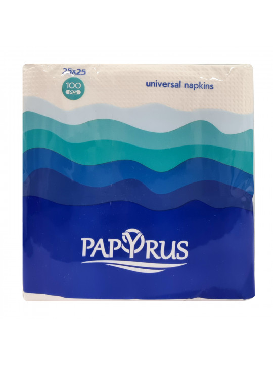 Paper towel PAPYRUS Սեղանի Անձեռոցիկ 25*25 1շերտ Ալիքներ (601638) 