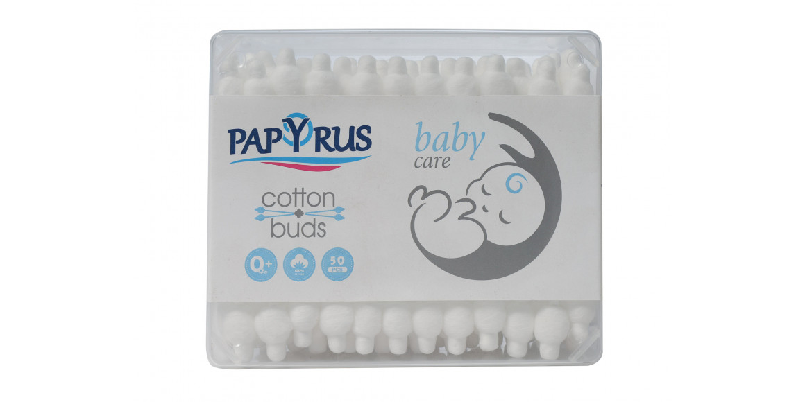 Ватные палочки PAPYRUS FOR BABY 50 PC (601768) 