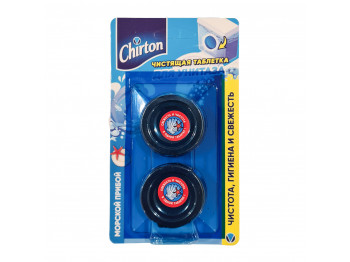 Освежитель CHIRTON TOILET TABLETS SEA SURF 2x50GR (610380) 