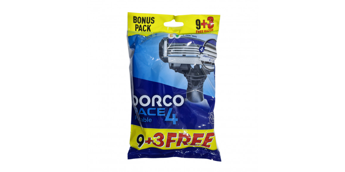 Аксесуар для бритья DORCO Ածելի 4 սայրով 1/12 (613208) 