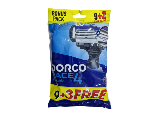Аксесуар для бритья DORCO Ածելի 4 սայրով 1/12 (613208) 