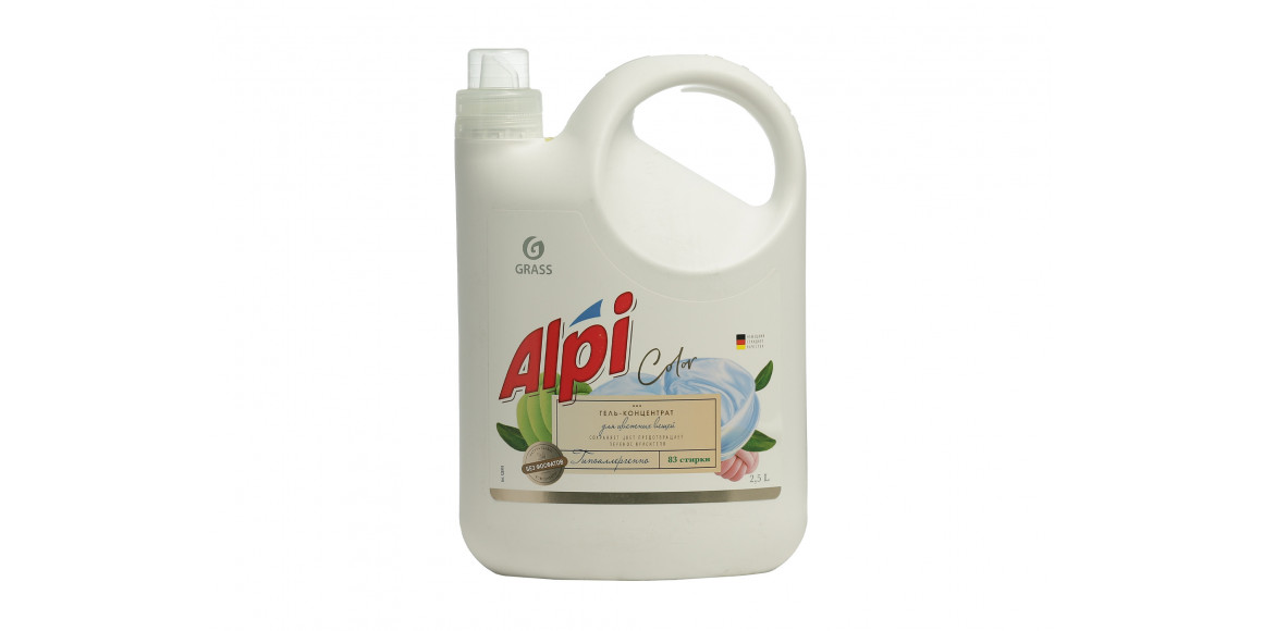 Гель для стирки GRASS 125910 GEL-CONCENTRATE ALPI COLOR 2.5 L (613235) 