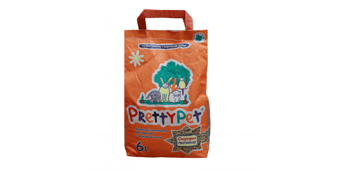 Аксессуары для животных PRETTY PET WOOD FILLER 6 L (621601)