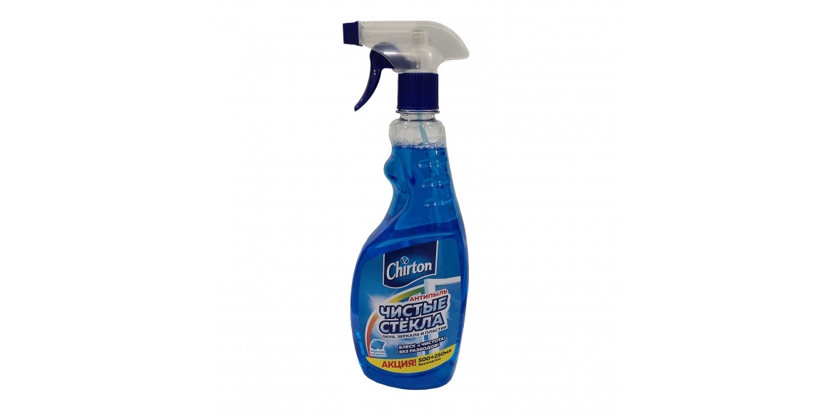 Cleaning liquid CHIRTON Ապակի Մաքրելու Միջոց Ծովային Թարմություն 500+250մլ (650488) 