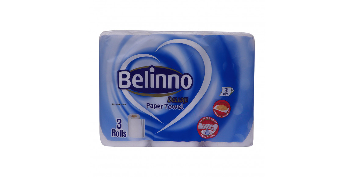 Paper towel BELINNO DELUX 3PLY 3PC (710268) 