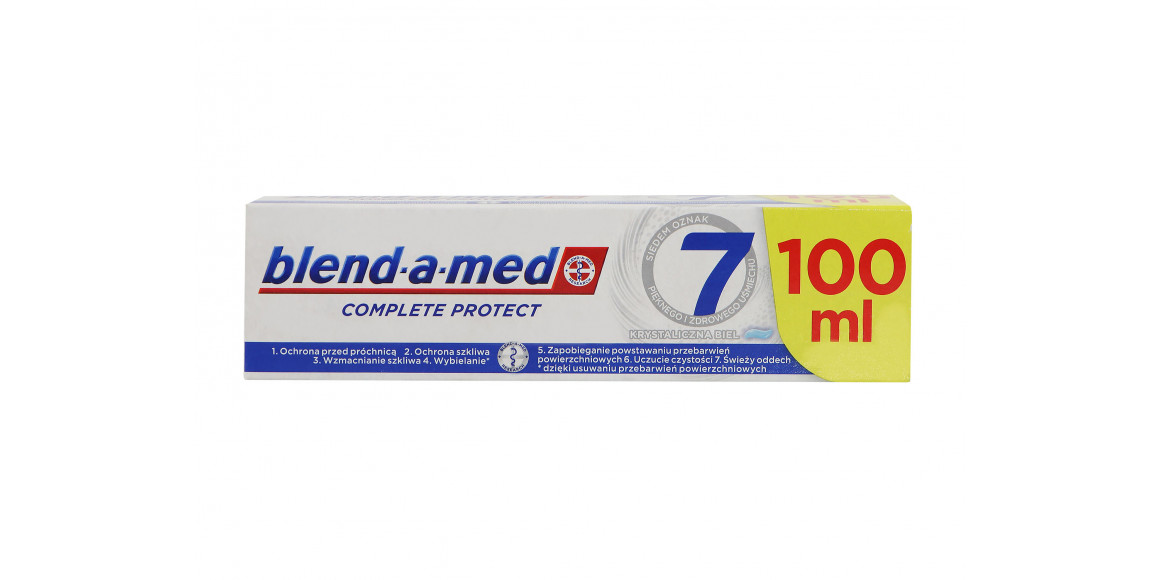Բերանի խոռոչի խնամք BLEND-A-MED CP CRYSTAL WHITE 100 ML (716279) 
