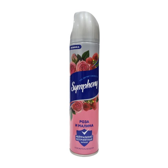 Air freshener SYMPHONY Օդափոխիչ Վարդ և Ազնվամորի 300մլ (725424) 