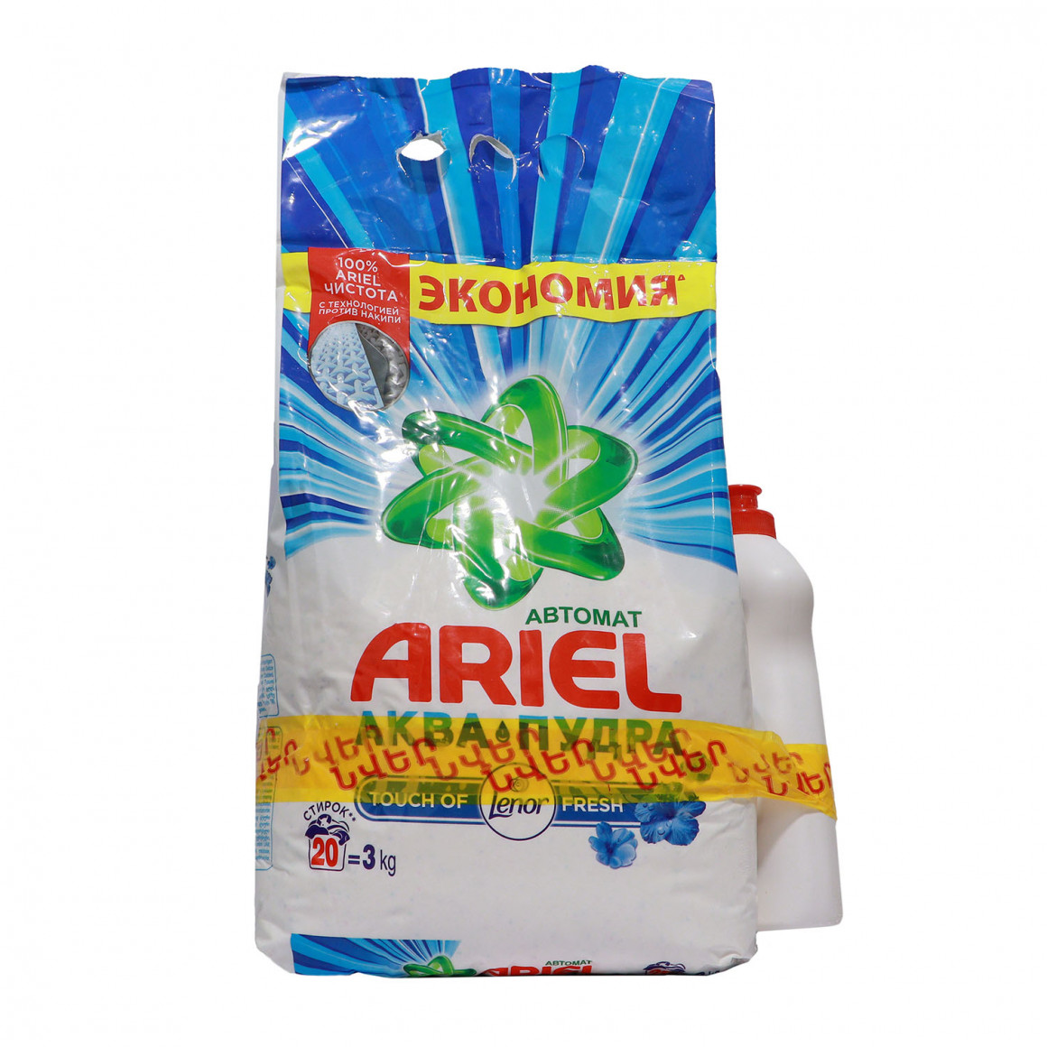 Լվացքի փոշի ARIEL BU Ariel Lenor Fresh 3kg + Fairy Lemon 450ml (725542) 