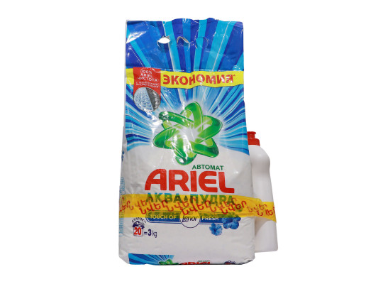 Стиральный порошок ARIEL BU Ariel Lenor Fresh 3kg + Fairy Lemon 450ml (725542) 