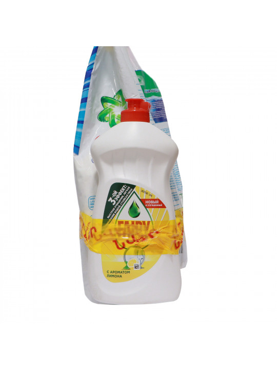 Стиральный порошок ARIEL BU Ariel Lenor Fresh 3kg + Fairy Lemon 450ml (725542) 