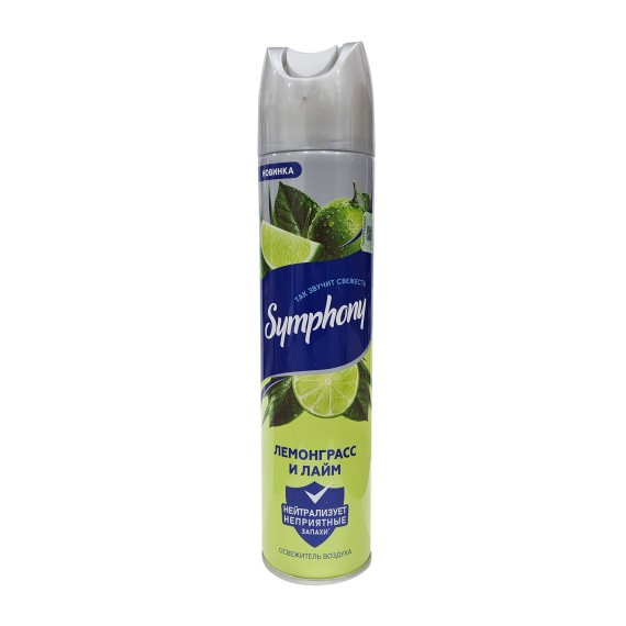 Air freshener SYMPHONY Օդափոխիչ Լեմոնգրաս և Լայմ 300մլ (726902) 
