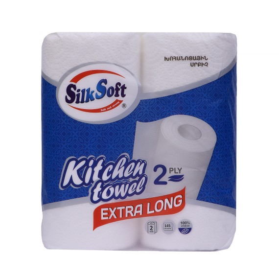 Paper towel SILK SOFT KITCHEN PAPER TOWEL 2 LAYER 2PC (772117) 