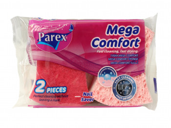 Խոհանոցի սպունգ եվ քերիչ PAREX Mega Comfort 2 pc (792612) 