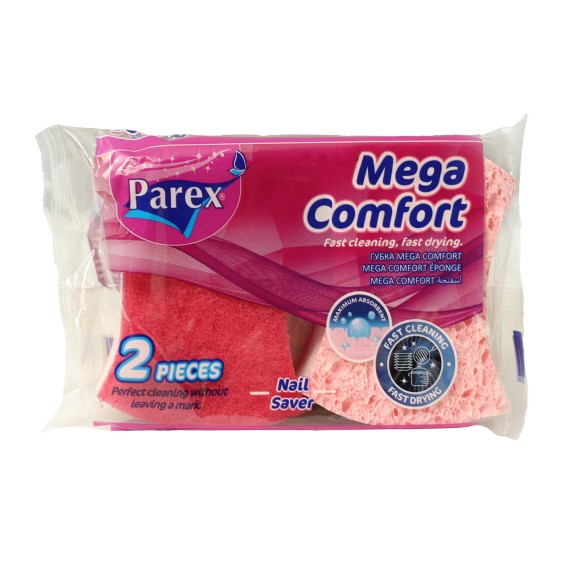 Խոհանոցի սպունգ եվ քերիչ PAREX Mega Comfort 2 pc (792612) 