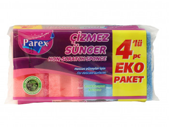 Kitchen sponge and scourer PAREX 4 հատ (792827) 